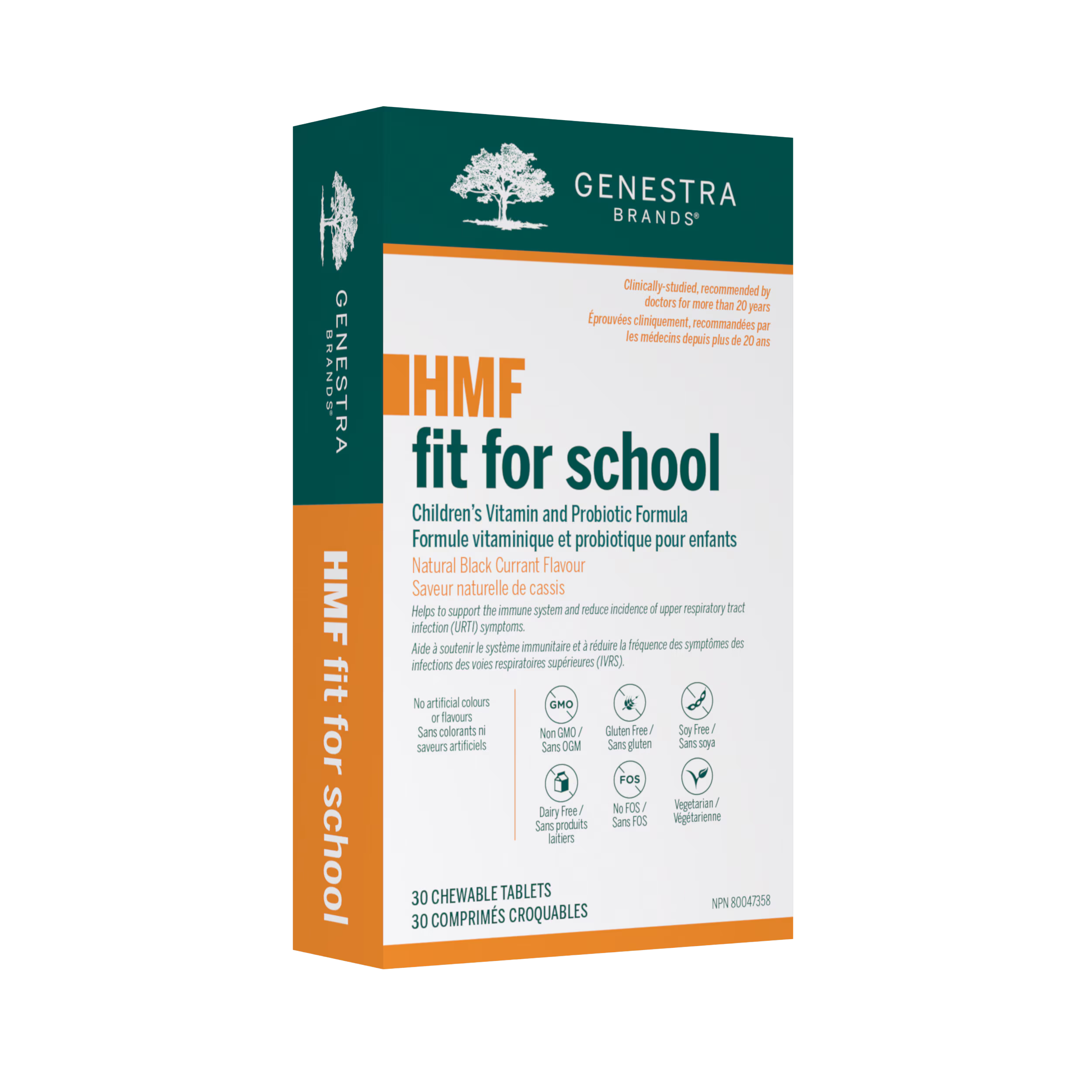 Formule vitaminique et probiotique pour enfants.