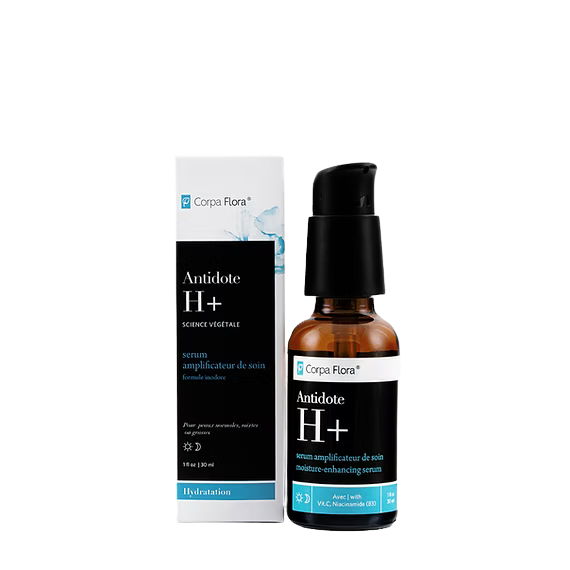 Serum amplificateur de soin, acide hyaluronique et vitamine C