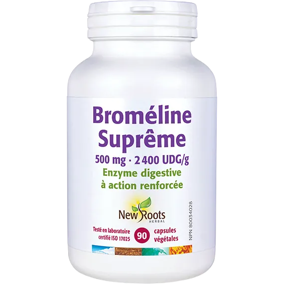Enzyme digestive naturelle pour la digestion des protéines et le soutien anti-inflammatoire.